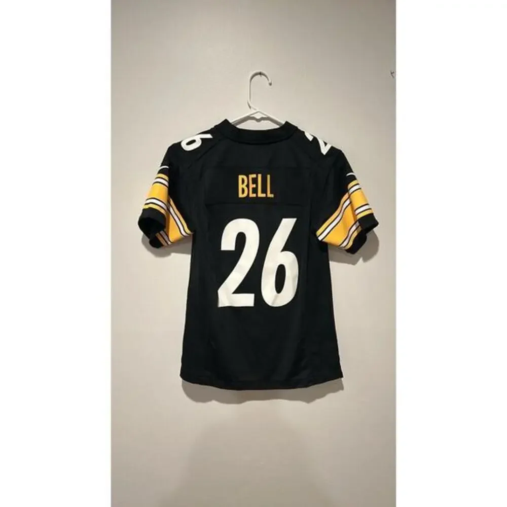 Nike Pittsburgh Steelers Jersey Youth M (10-12)‎ Black Le'Veon Bell #26 Football
